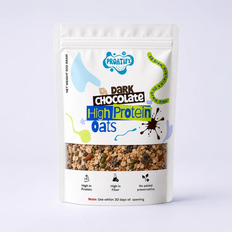 Dark Chocolate Protein Oats