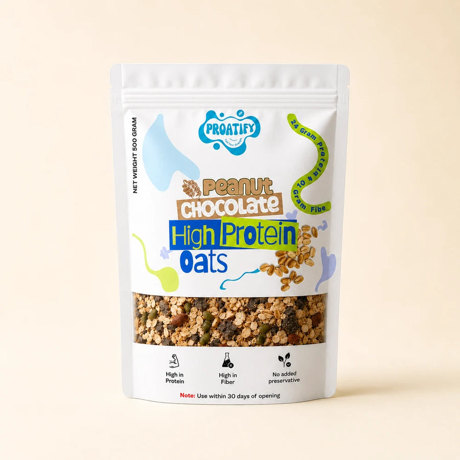 Peanut Chocolate Protein Oats