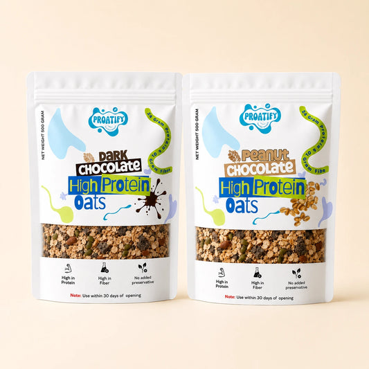 Proatify Protein Duo — Dark Chocolate + Peanut Chocolate