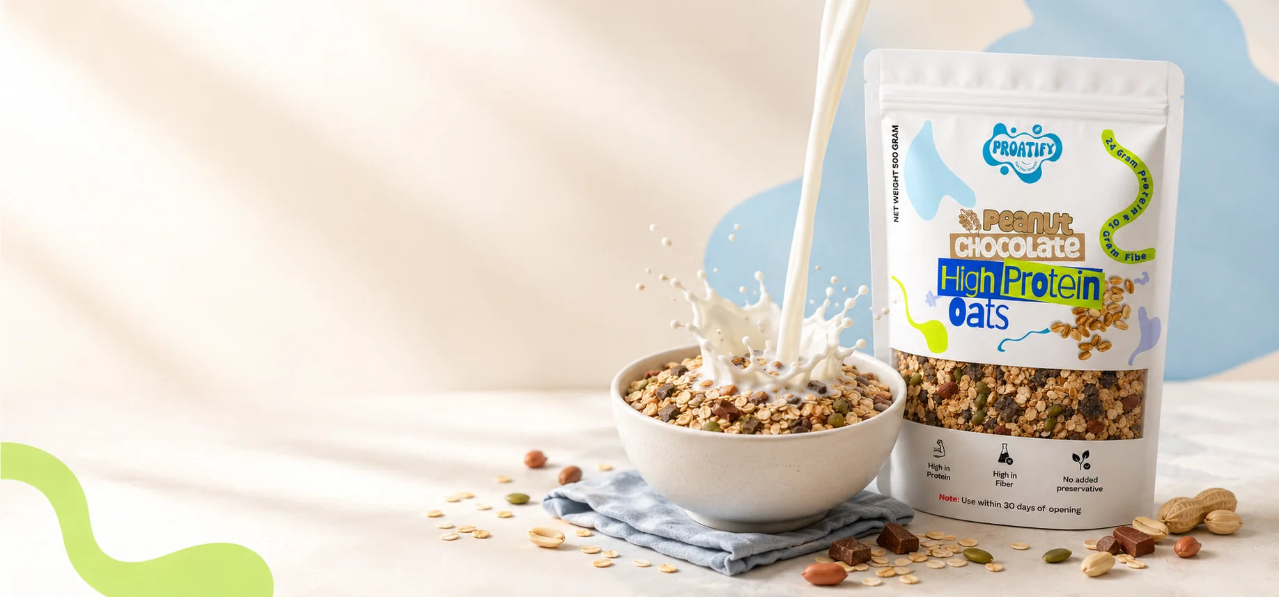 Proatify oats flavor selection